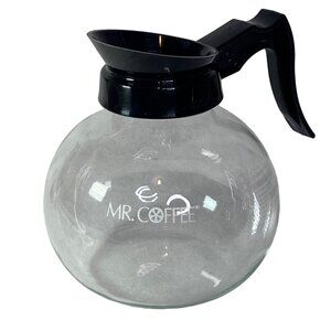 Mr. Coffee Glass Carafe Decanter Replacement Pot‎ With Black Handle 12 cup Cafe